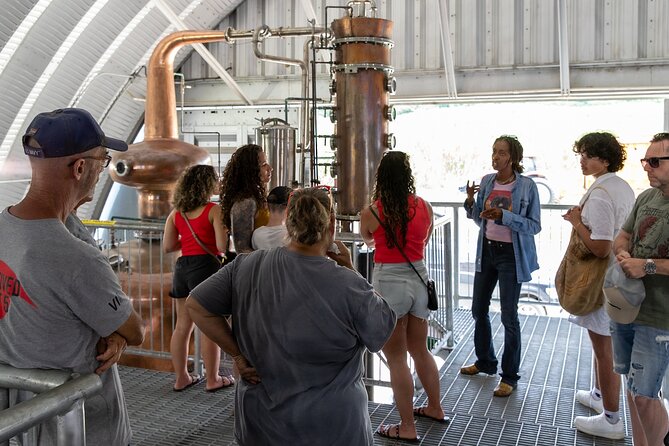 Farm to Bottle Tour at Prosperity Farm Distillery - The tasting flight and premium cocktail