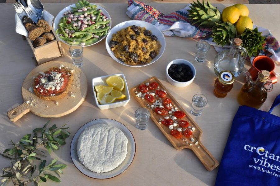 Farm Tour with Cheese-Making, Olive Oil Tasting & Picnic - Watching fresh mizithra take shape