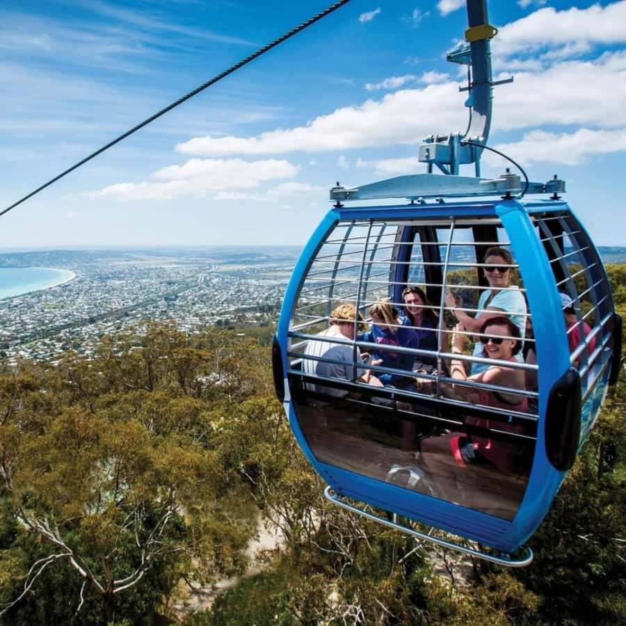 Farmer's Lunch and Arthurs Seat Eagle Cable Car Ride - For 2 - A Mornington Peninsula outing built around two good ideas