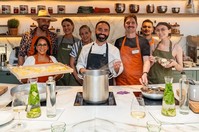 Farmer's Market and Pasta Making with Italian Wine - Making handmade pasta and ravioli