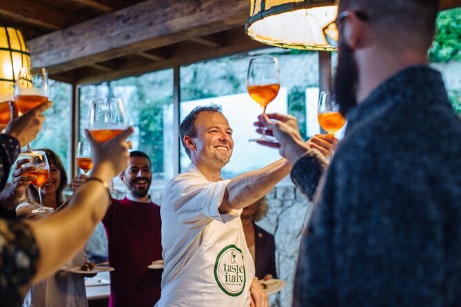 Florence Sunset Food Tour with Wine & Dine at a Tuscan farmhouse - Starting with prosciutto at Enoteca Alessi
