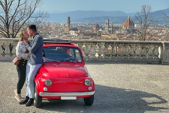 Florence Vintage Fiat 500 Tour with Wine Tasting at Farm - The Family Farm and Tuscan Tasting