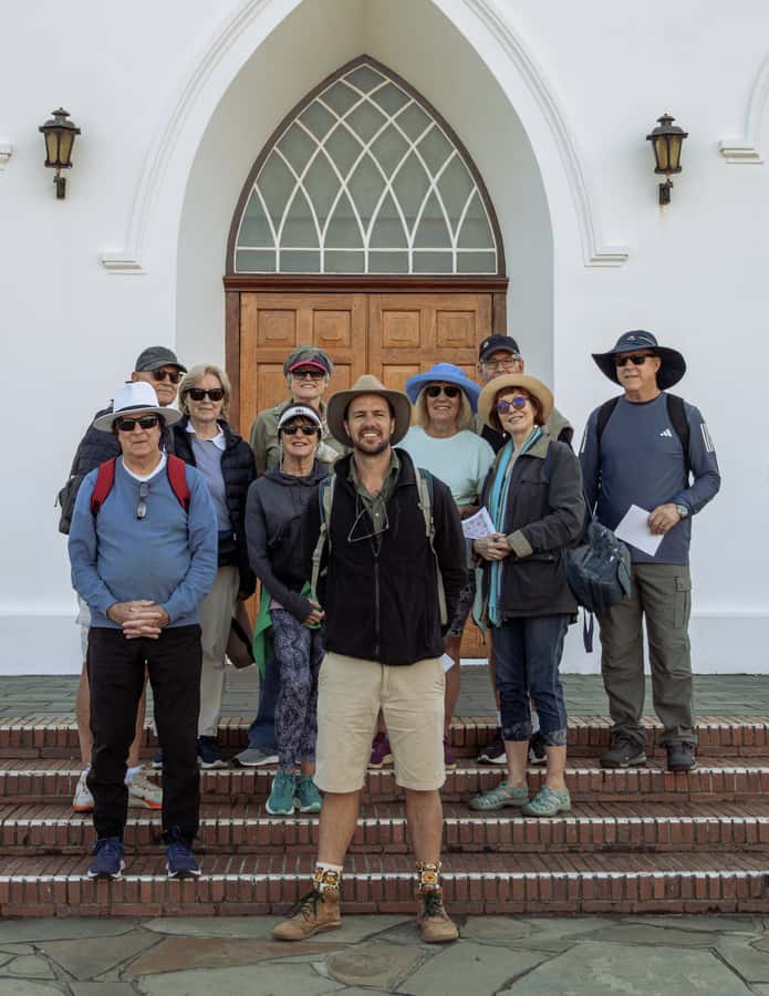 Franschhoek: An enchanting storytelling walk to 3 wine farms - The second 45-minute walk: vineyards, gardens, and valley views