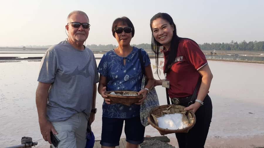 From Bangkok: Floating & Railway Markets Tour & Coconut Farm - A closer look at the market stalls
