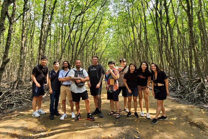 From Ho Chi Minh: Can Gio Trek – Monkey Island & Crocodile Farm - Walking beneath the Can Gio mangrove canopy