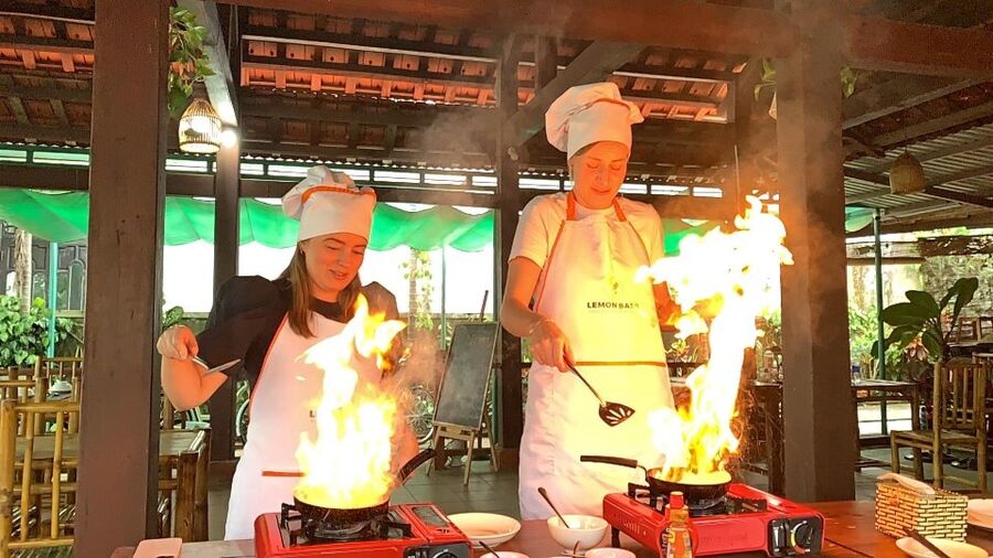 From Hoi An: Cooking Class at Organic Farm - What Communal Dining Adds