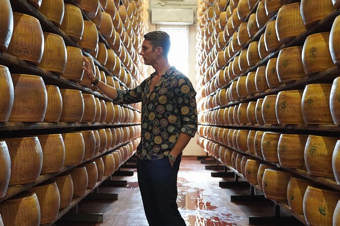From Parma: Parmigiano Reggiano Farm Tour & Tasting with Transfer - The Consortium Tests and Fire Brand