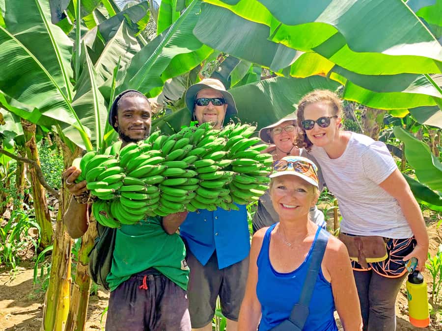 From Praia: Banana Plantation Tour and Cuscuz Workshop - Cooking cuscuz and fidjós in Orgãos