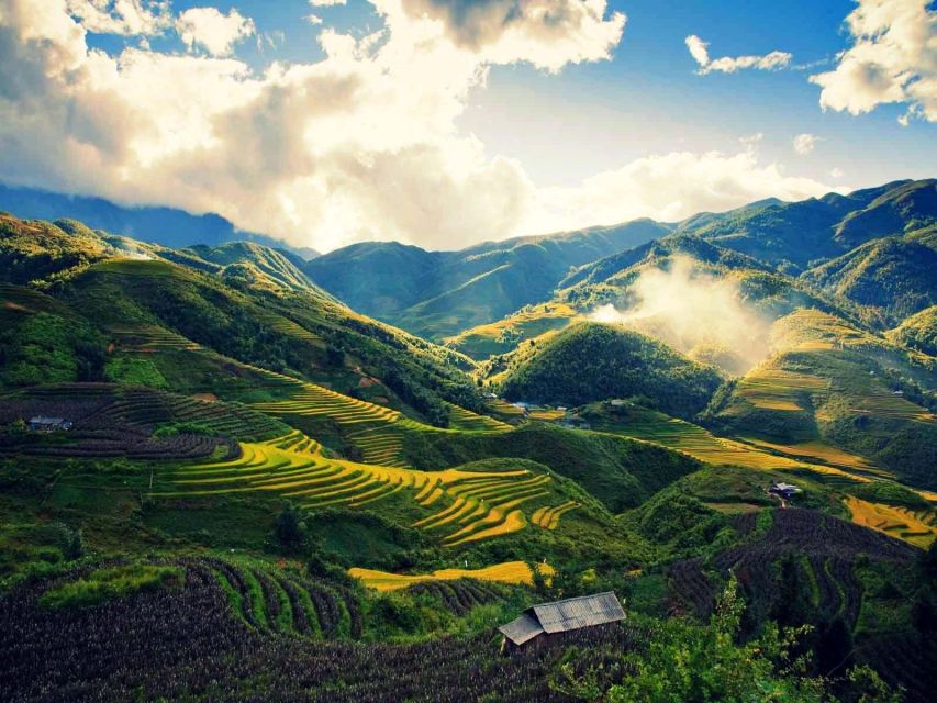 From Sapa : 1 Day Amazing Sapa Trek To Terrace rice field - Terrace fields beyond the paved road