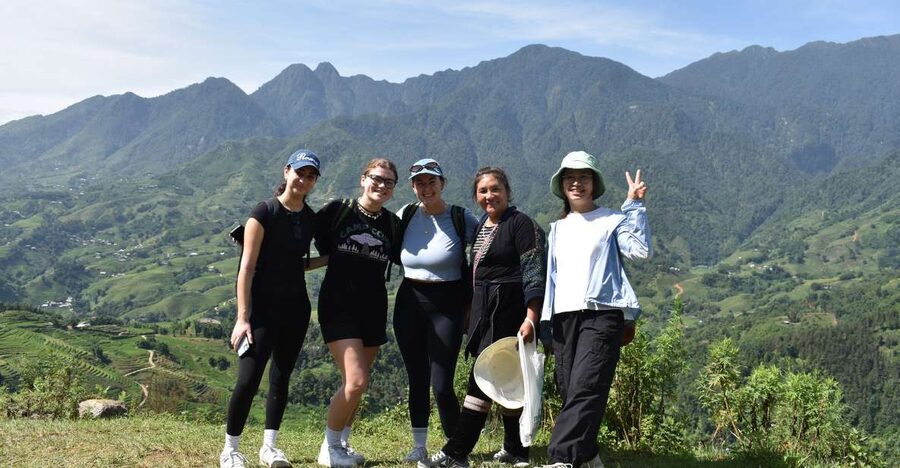 From Sapa: 1-Day Trekking through Terraces Rice Fields - Y Linh Ho and the first rice terraces