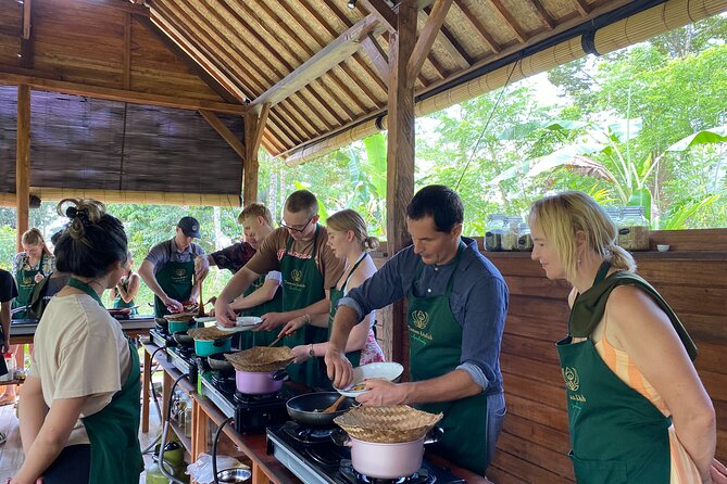 From Ubud: Authentic Bali Farm Cooking School & Organic Farm - Six dishes, dessert, and a very filling lunch