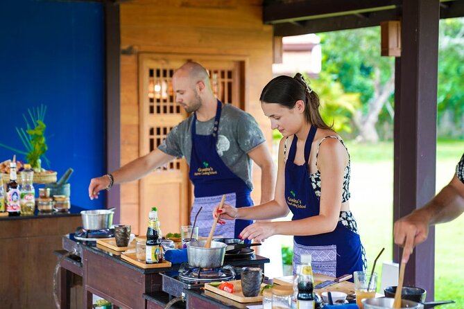 Full-Day Thai Cooking Class with Grandma - Market and Farm Tour - Begin at Charoen Charoen fresh market