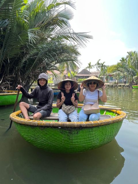 Funny day Biking, Farming, Buffalo riding and Basket boat - Cycling into Cam Thanh’s water coconut village