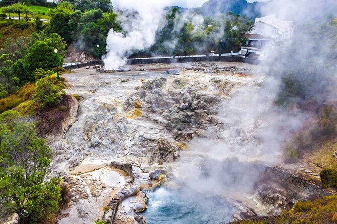 Furnas Volcano & Tea Plantation With Traditional Lunch, East Tour - Seeing the cozido come out of the ground