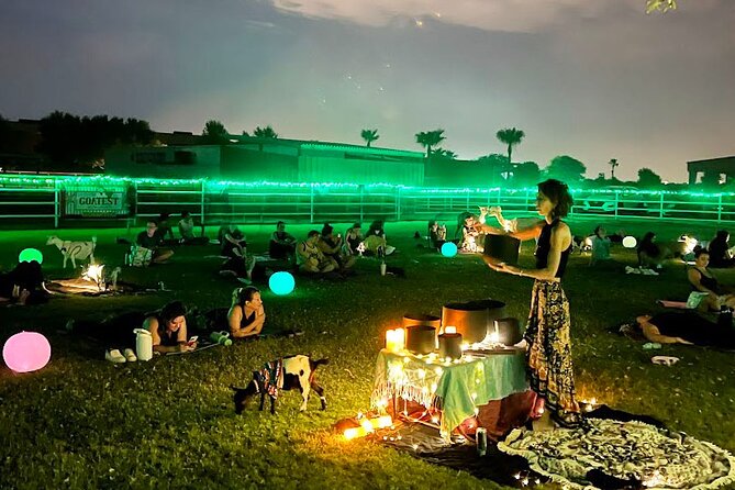 Goat and Alpaca Sound Bath - Gilbert Arizona - Key points to know before booking