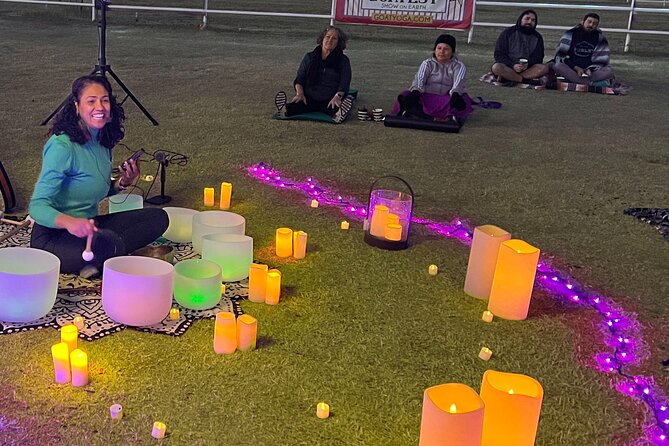 Goat and Alpaca Sound Bath - Gilbert Arizona - Settling onto your mat beneath the stars