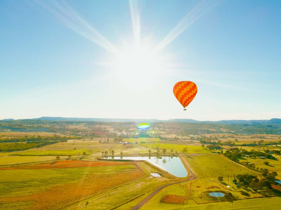 Gold Coast: Hot Air Balloon Flight+Vineyard Breakfast+Alpaca - Key points at a glance