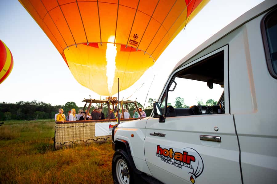 Gold Coast: Hot Air Balloon Flight+Vineyard Breakfast+Alpaca - Why the sunrise flight is the main event