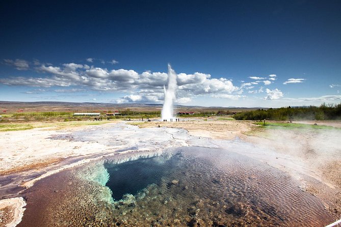 Golden Circle, Fridheimar Farm & Horses Small Group Tour from Reykjavik - Strokkur erupts on a reliable schedule