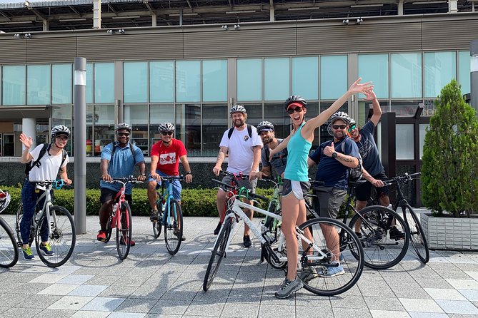 Guided Bike Tour to a Green Tea Farm in Shizuoka (not e-bikes) - Crossing Abekawa Park by bicycle