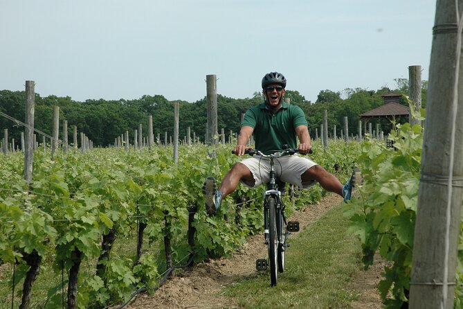 Guided Farm and Wine Country Bike Tour in Mattituck NY - Mattituck vineyards and a relaxed first tasting