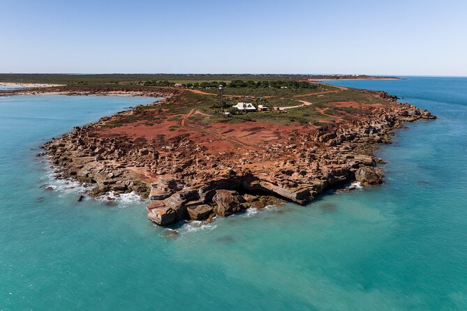 Guided Paspaley Pearl Farm Tour with Return Transfers - A purpose-built boat heading into Roebuck Bay
