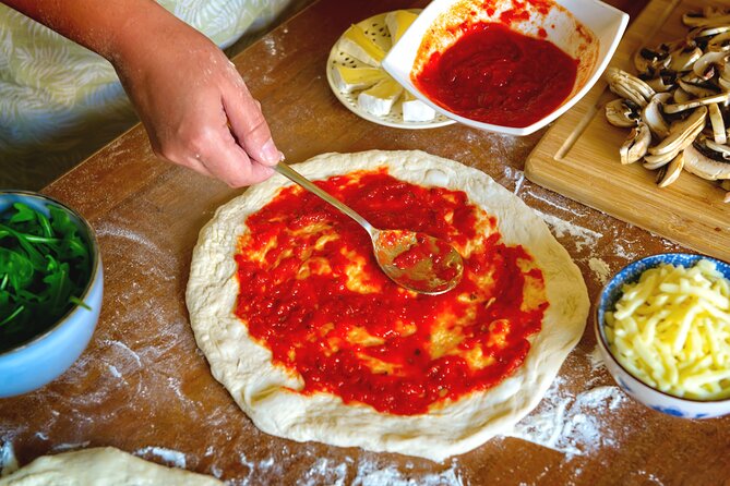 Hands-On Pizza Making Class & Farmhouse Tour with Sea Views - Walking through the lemon grove and vegetable terraces