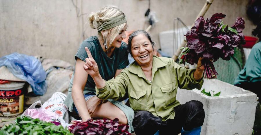 Hanoi Farm Tour and Cooking Class with Local Family - Walking through fields and fruit gardens