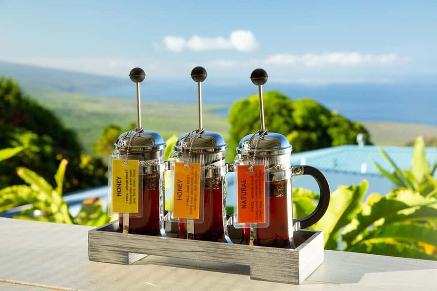 Hawaii: Hala Tree Coffee Farm Tour and Tasting - Walking through the Hala Tree orchard