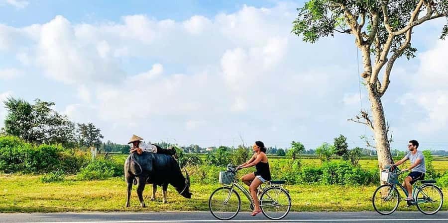 Hoi An: Countryside Bicycle Tour with Farm, Basket Boat Ride - Entering Cam Thanh’s water coconut forest