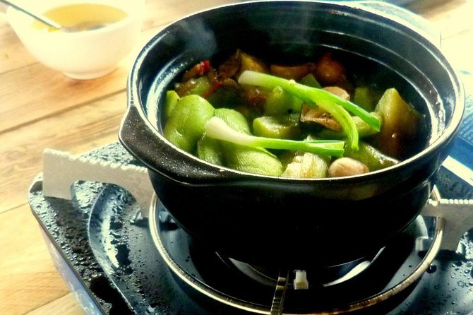 Hoi An Rural Life And Cooking At Organic Farm - Cooking lunch with vegetables from the farm