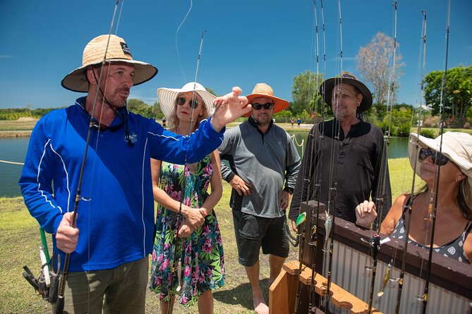 Hook-A-Barra Fishing and Farm Activity - Who will get the most from this morning?