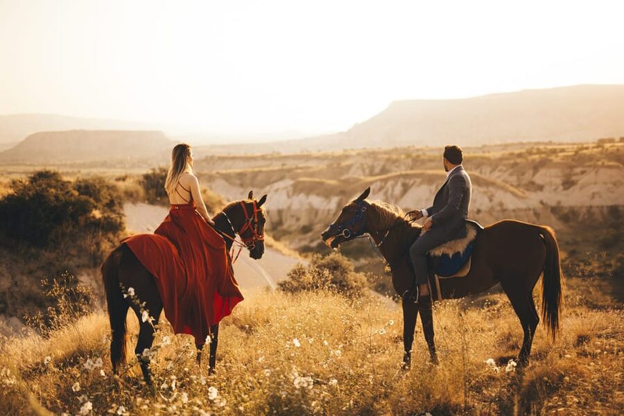 Horse Riding Cappadocia- Cappadocia Horse Farm - Rose Valley gives the ride its sunset appeal