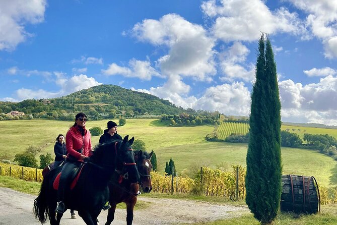 Horseback riding in Montepulciano Tuscany, lunch on the farm - A Farm Ride Through Montepulciano’s Vineyards