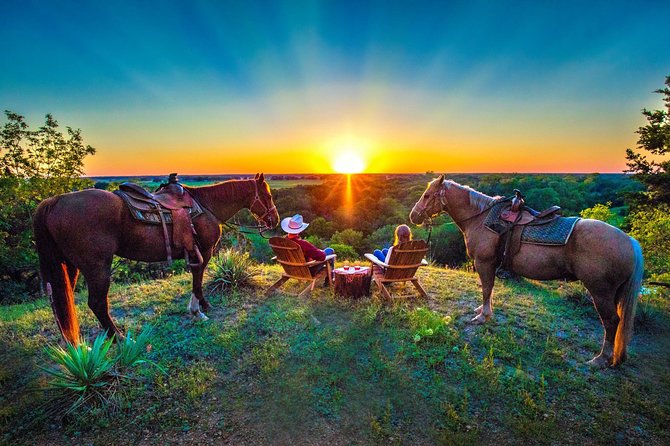 Horseback Riding on Scenic Texas Ranch near Waco - Reaching the high bluff above the river