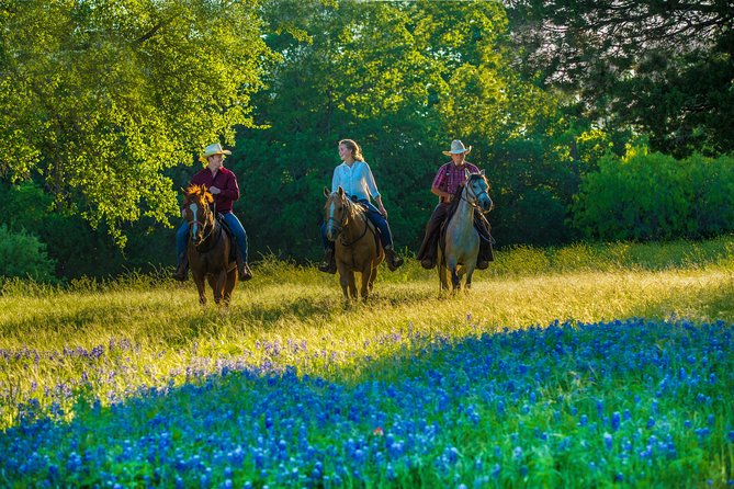 Horseback Riding on Scenic Texas Ranch near Waco - Following the ranch trail toward the Brazos