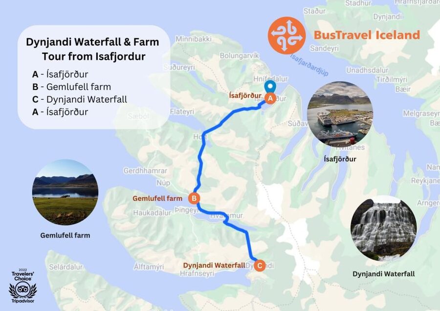 Isafjordur: Dynjandi Waterfall Tour and Icelandic Farm Visit - The bus ride gives you the Westfjords story