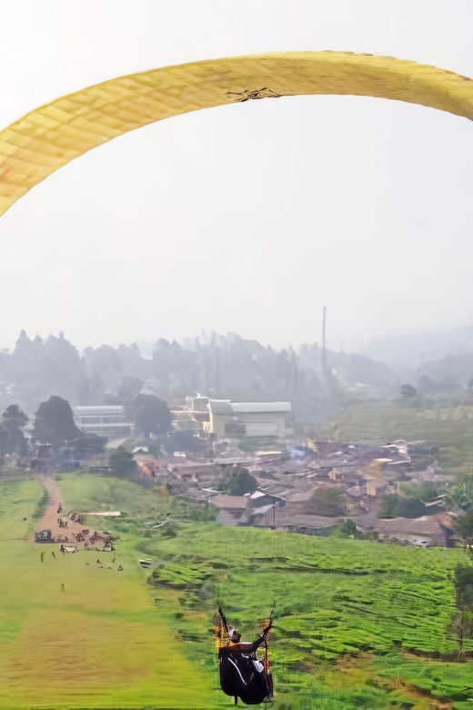 Jakarta: Paragliding on Top Mountain & Tea Plantation - Gunung Mas gives you time on solid ground