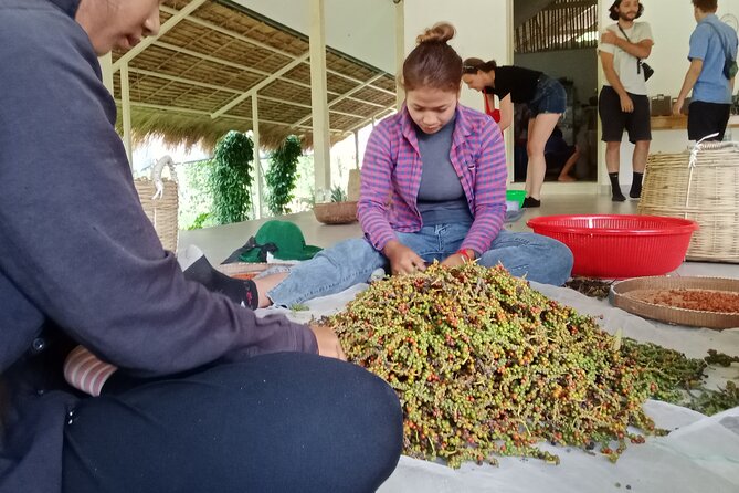 KAMPOT- Pepper farm ..salt fields.Kep/Crab market & more........ - Secret Lake and the hard story behind its calm waters