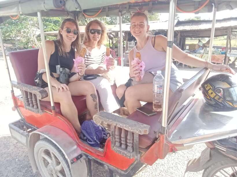 Kep town: Local tuk tuk to Countryside & Pepper farm - Phnom Chhngok, a cave temple from before Angkor