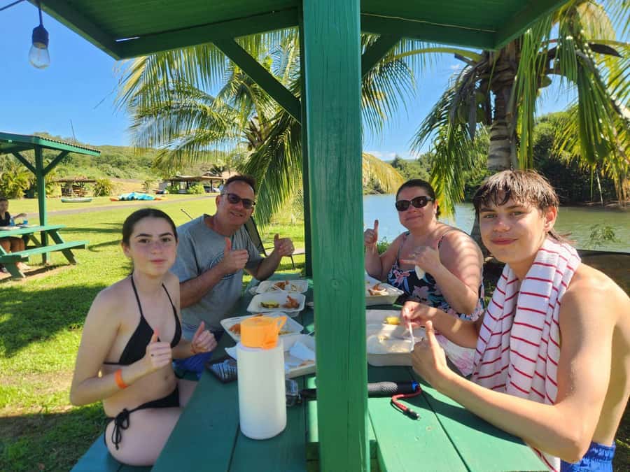 Kevo's Beach Bus - Coffee and pineapples before the coast
