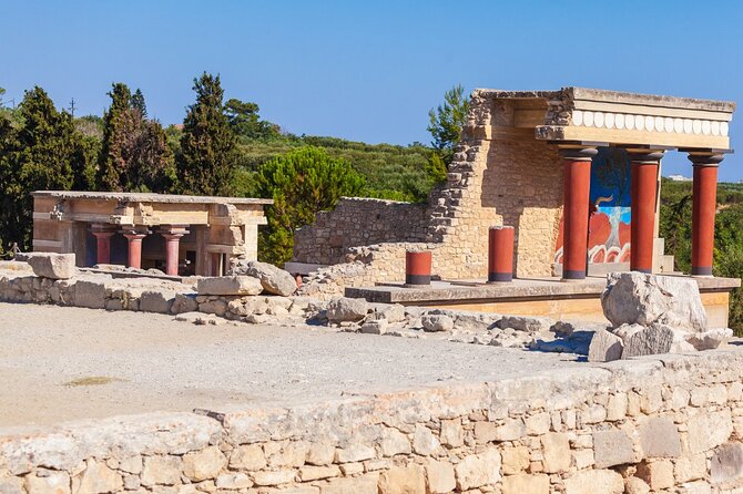 Knossos, Lasithi, Zeus Cave & Olive Mill Farm Combo Tour - Vidiani Monastery starts the morning quietly