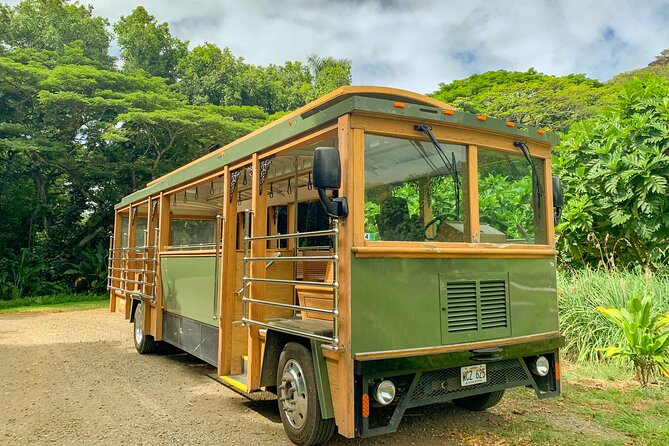 Kualoa Ranch - Kualoa Grown Tour - Riding the trolley through the orchards