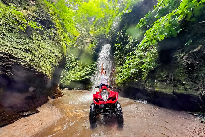 KUBER ATV UBUD - Tunnel Waterfall Rice field Jungle w Private Car - The 1.5-hour ATV route