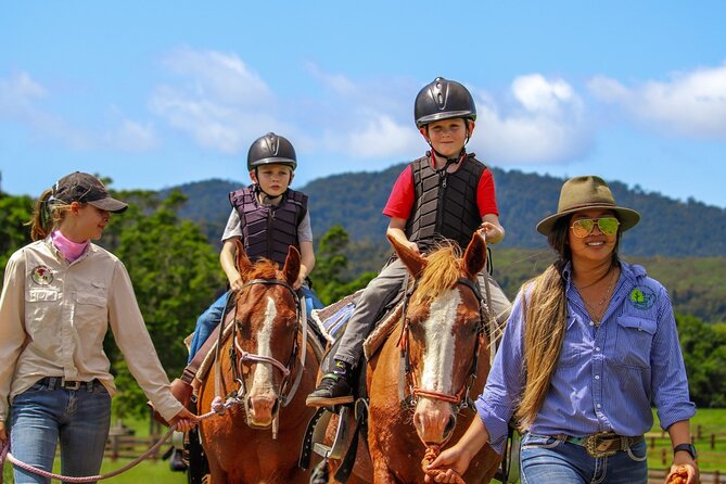 Kuranda 60 minute Horse Trail Ride and Petting Farm - Who will enjoy this morning most