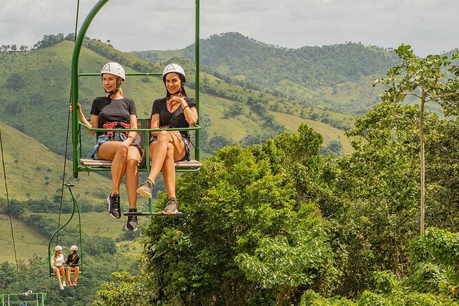 La Hacienda Park: Punta Cana's number one adventure park - The chairlift and the quieter side of the park