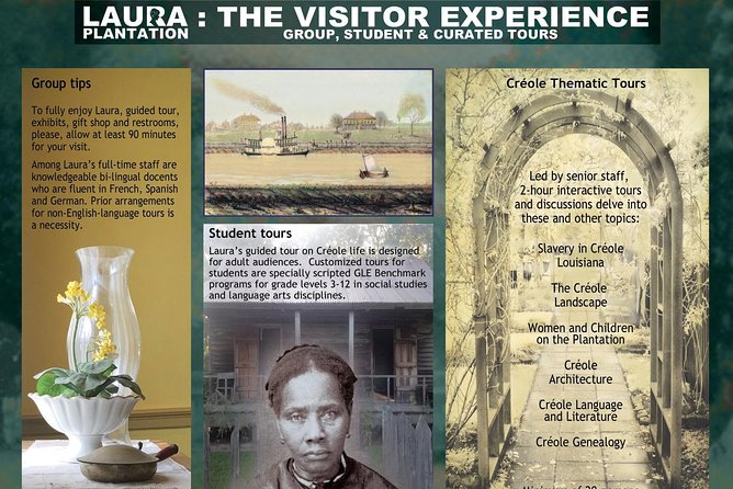 Laura Creole Plantation Guided Tour - Getting there from New Orleans