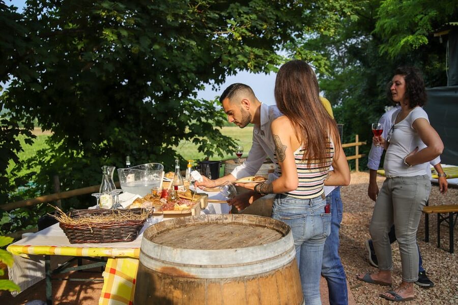 Lazise: Biodynamic Farm Tour and Natural Wine Tasting - Four wines with Veronese food