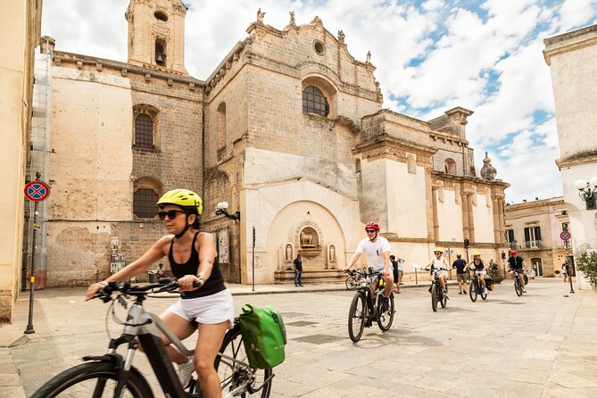 Lecce to Gallipoli E-Bike Tour with Swim, Farm Tasting +Taxi back - The coastal ride into Gallipoli