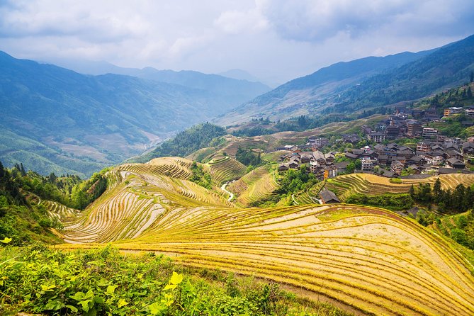 Longji Rice Terraces and Minority Village Day Tour - Lunch in Ping’an, with bamboo rice on the table